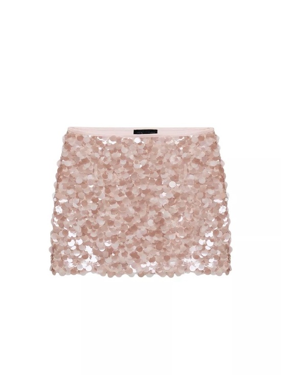 Zara Dresses & Skirts - Zara Pink Sequin Mini Skirt